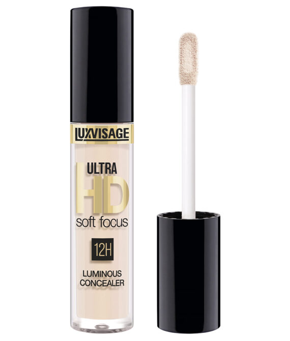 ქონსილერი ამრეკლავი LUXVISAGE ULTRA HD soft focus 12H
