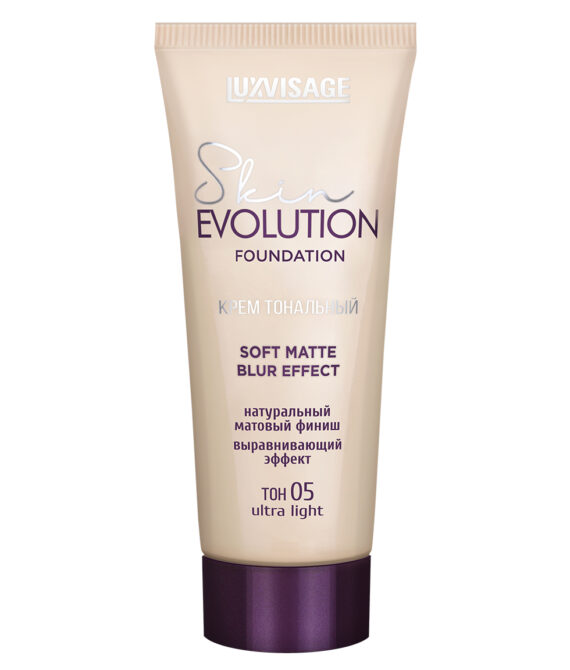 ტონალური კრემი LUXVISAGE Skin EVOLUTION soft matte blur effect