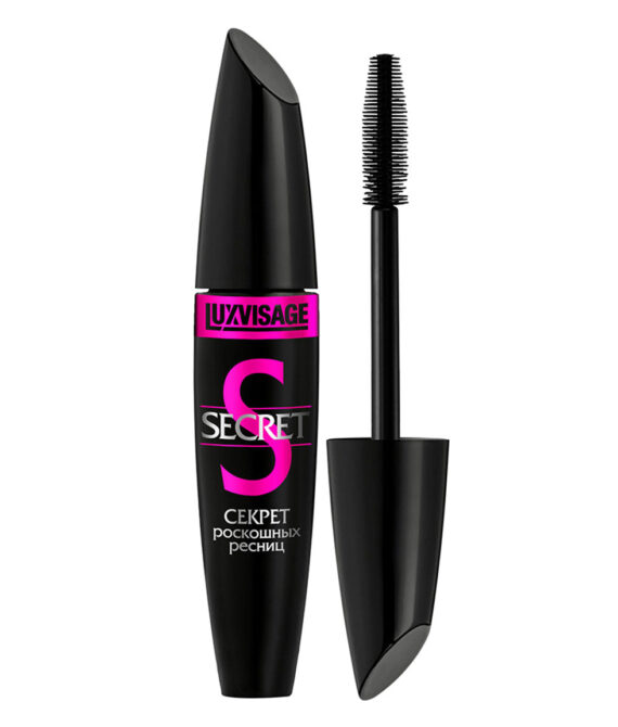 თვალის ტუში LUXVISAGE მდიდრული წამწამების საიდუმლო, შავი