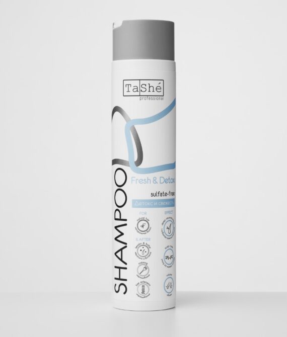 ნატურალური შამპუნი თმისთვის Fresh & Detox/Hair Shampoo Fresh & Detox, sulfate-free