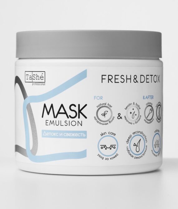 ახალი & დეტოქსის ნიღაბი-ემულსია Tashe/Fresh & Detox Emulsion Mask Tashe