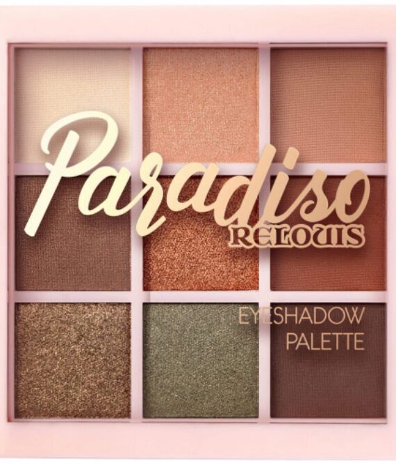თვალის ჩრდილის პალიტრა Paradiso RELOUIS Warm