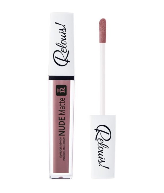 თხევადი მატი ტუჩსაცხი Nude Matte RELOUIS/Liquid Matte Lipstick Nude Matte Relouis